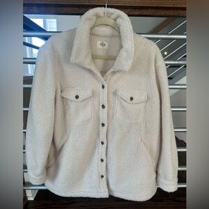 Marine Layer Sherpa Overshirt Shacket